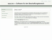 Tablet Screenshot of epaxios.com